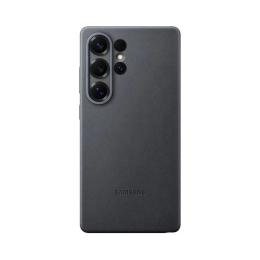 Kryt Samsung z veganské kůže pro Samsung Galaxy S25 Ultra EF-VS938PBEGWW černý
