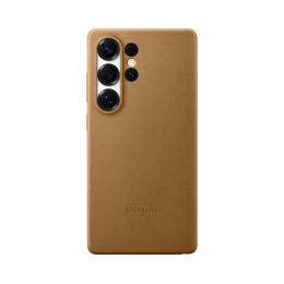 Kryt Samsung z veganské kůže pro Samsung Galaxy S25 Ultra EF-VS938PFEGWW zlatý