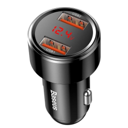 Nabíječka do auta Baseus Magic 45W 2x USB černá