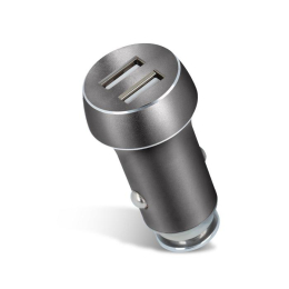 Nabíječka do auta Forever 2 x USB 3,1A šedá