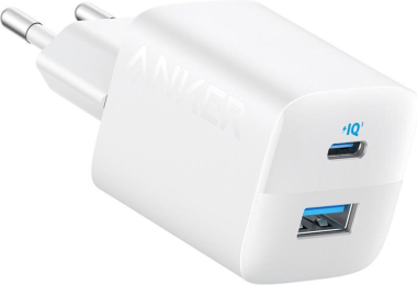 Nabíječka do sítě Anker 323 33W, 1xUSB-C, 1xUSB-A bílá