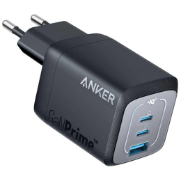 Nabíječka do sítě Anker Prime GaN 67W, 2xUSB-C, 1xUSB-A černá