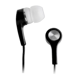 Přenosná stereo sluchátka Setty 3,5mm bez mikrofonu černé