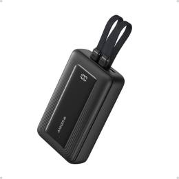 Powerbanka Anker 20000mAh, 30W s kabelem USB-C + Lightning černá