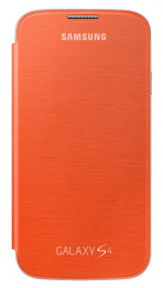 Samsung EF-FI950BOEG Orange flip pouzdro Galaxy S4