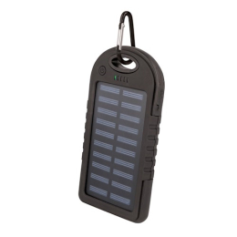 Solární power banka Setty 5000 mAh černá