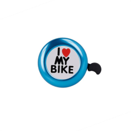 Zvonek na kolo (i love my bike) Forever Outdoor modrý