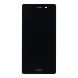 Huawei P8 Lite LCD Display + Dotyková Deska + Přední Kryt Black