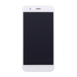 LCD Display + Dotyková Deska + Přední Kryt pro Xiaomi mi A1 White