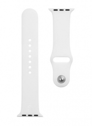 Tactical 465 Silikonový Řemínek pro Apple Watch 1/2/3/4/5/6/7/8/9/SE 38/40/41mm White