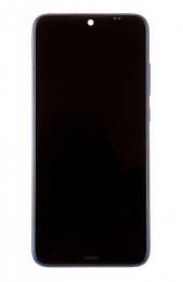 LCD Display + Dotyková Deska + Přední Kryt pro Xiaomi Redmi Note 8T Blue