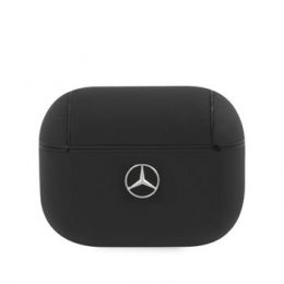 Mercedes Kožené Pouzdro pro AirPods Pro Black