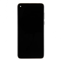 Motorola G8 Power LCD Display + Dotyková Deska + Přední Kryt  Black (Service Pack)
