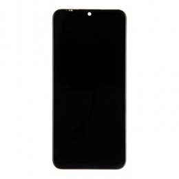 Motorola E6 Plus LCD Display + Dotyková Deska + Přední Kryt Black (Service Pack)