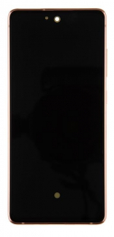 LCD display + Dotyk + Přední kryt Samsung G780 4G Galaxy S20 FE Cloud Orange(Service Pack)