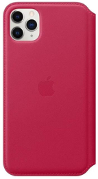 MY1N2ZM/A Apple Kožené Folio Pouzdro pro iPhone 11 Pro Max Raspberry