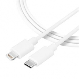 Tactical Smooth Thread Cable USB-C/Lightning 0.3m White