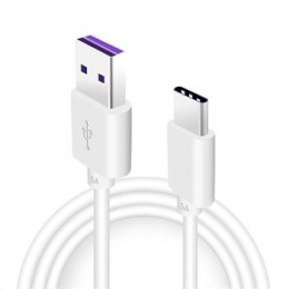 Huawei Original Quick Charger USB-C Datový Kabel 5A 1m White (Service Pack)