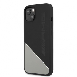 AMG Liquid Silicone Zadní Kryt pro iPhone 13 mini Black/Grey