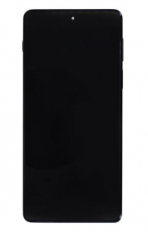 Motorola Edge 20 Pro LCD Display + Dotyková Deska + Přední Kryt Midnight Blue (Service Pack)