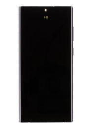 LCD display + Dotyk + Přední kryt Samsung S908B Galaxy S22 Ultra Phantom White (Service Pack) 