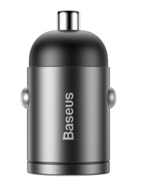 Baseus VCHX-B0G Tiny Star Quick Charge Nabíječka do Auta USB-C 30W Gray (Pošk.Balení)