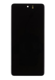LCD display + Dotyk + Přední Kryt Samsung M526B Galaxy M52 5G Black (Service Pack)