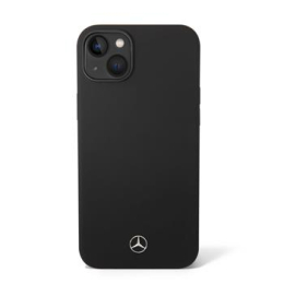 Mercedes Liquid Silicone Zadní Kryt pro iPhone 14 Plus Black