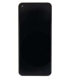 LCD Display + Dotyková Deska + Přední Kryt pro Oppo A52 Black (Service Pack)