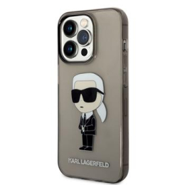 Karl Lagerfeld IML Ikonik NFT Zadní Kryt pro iPhone 14 Pro Black