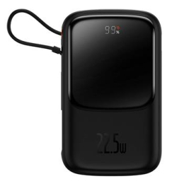 Baseus PPQD020101 Qpow Pro Digital Display Powerbanka 10000mAh 22.5W Black