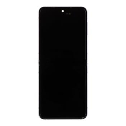LCD display + Dotyk + Přední Kryt Samsung F721 Galaxy Z Flip 4 5G Bora Purple (Service Pack)