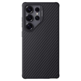 Nillkin Synthetic Fiber PRO Magnetic Zadní Kryt pro Samsung Galaxy S25 Ultra Black 