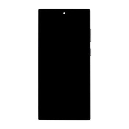LCD display + Dotyk + Přední Kryt pro Samsung S908 Galaxy S22 Ultra Phantom Black