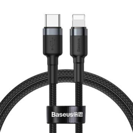 Baseus Cafule Datový Kabel USB-C - Lightning 20W 1m Gray/Black