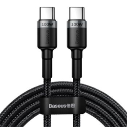 Baseus Cafule Flash Charging Datový Kabel USB-C - USB-C 100W 2m Gray/Black
