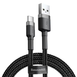 Baseus Cafule Series Datový Kabel USB-A - USB-C 2A 2m Gray/Black