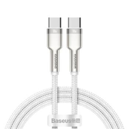 Baseus Cafule Metal Series Datový Kabel USB-C - USB-C 100W 1m White