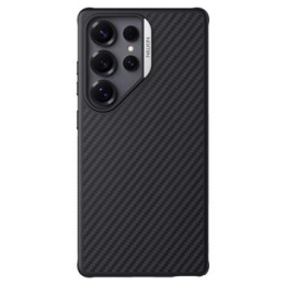 Nillkin Synthetic Fiber PRO Magnetic Zadní Kryt pro Samsung Galaxy S25 Ultra Silvery