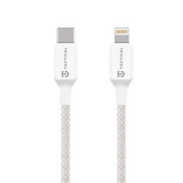 Tactical Stitch Thread Cable USB-C/Lightning 2m White