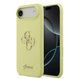 Guess Liquid Silicone 4G Metal Logo Zadní Kryt pro iPhone Air Yellow