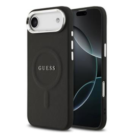 Guess PU Saffiano MagSafe Zadní Kryt pro iPhone Air Black