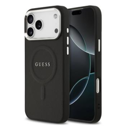 Guess PU Saffiano MagSafe Zadní Kryt pro iPhone 17 Pro Max Black