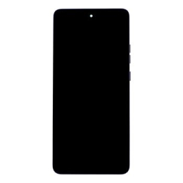 Motorola G86 LCD Display + Dotyková Deska + Přední Kryt Black (Spellbound) (Service Pack)