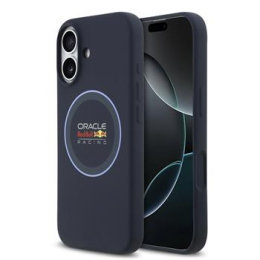 Red Bull Silicone Blue Ring MagSafe Zadní Kryt pro iPhone 17 Navy