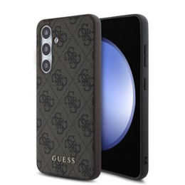 Guess 4G Zadní Kryt pro Samsung Galaxy S24 FE Brown