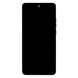 Motorola G86 Power 5G LCD Display + Dotyková Deska + Přední Kryt Black (Spellbound) (Service Pack)