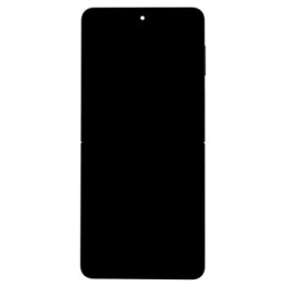 LCD display + Dotyk + Přední Kryt Samsung F766 Galaxy Z Flip 7 5G Black (Service Pack)