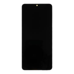 LCD display + Dotyk + Přední Kryt Samsung A075 Galaxy A07 Black (Service Pack)