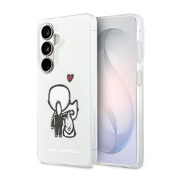 Karl Lagerfeld IML K&CH Back Logo Magnetic Zadní Kryt pro Samsung Galaxy S26 Transparent